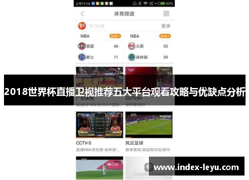 2018世界杯直播卫视推荐五大平台观看攻略与优缺点分析 2018世界杯直播卫视推荐五大平台观看攻略与优缺点分析