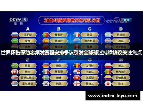 世界杯伤停动态频发赛程安排争议引发全球球迷持续热议关注焦点