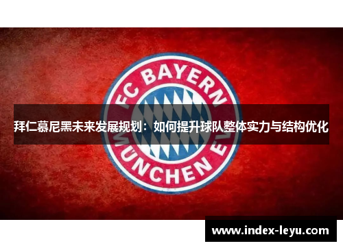 拜仁慕尼黑未来发展规划：如何提升球队整体实力与结构优化