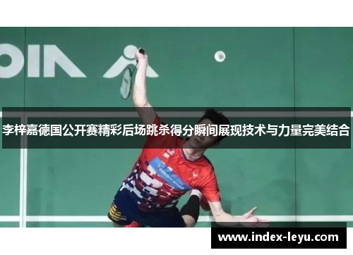 李梓嘉德国公开赛精彩后场跳杀得分瞬间展现技术与力量完美结合